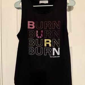 Burn Boot Camp Black Tank Top